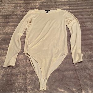 Forever 21 Gold Iridescent Bodysuit